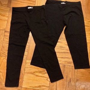 2 Pairs: Forever 21 Leggings M&L